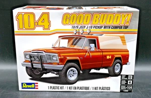 1:24 Revell 1979 Jeep J-10 Pickup 10-4 Good Buddy Model Kit - Unbuilt Open Box - Picture 1 of 7