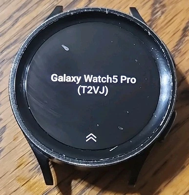 Samsung - Galaxy Watch 5 Pro Titanium Smartwatch Black 45mm BT No Band - Image 1 of 4
