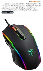 Wired gaming mouse - Picture 1 of 1