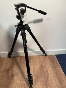 Pro Spec Manfrotto 055PRO Tripod with Manfrotto 128RC Tripod Head - Picture 1 of 9