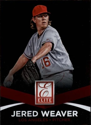 2015 Donruss Elite 插入 #13 Jered Weaver - BB — 第 1/2 张图片
