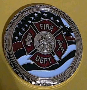 Challenge Coin Fireman's Prayer - Picture 1 of 5