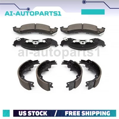 Par de pastillas de freno delanteras de cerámica y zapatas de freno traseras para Chevrolet Camaro 1994-1997 Foto 1 de 4