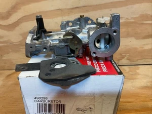 GENUINE OEM BRIGGS & STRATTON PART # 498298 CARBURETOR; 495426, 492611, 490533 - Picture 1 of 8