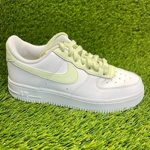 Nike Air Force 1 '07 Low Womens Size 6 White Green Athletic Shoes Sneakers - Picture 1 of 10