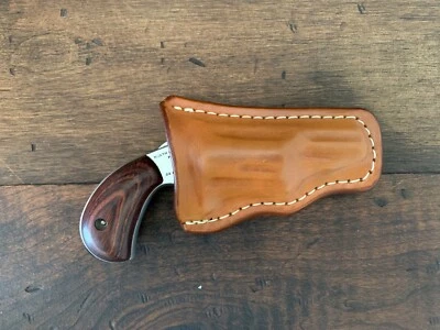 LOST RIVER LEATHER NAA 22 Mag Holster Leather 1 5/8 in Barrel Form Fitted