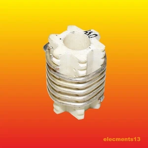 5,6 UMDREHUNGEN ~0,5 μH INDUKTIVITÄTSSPULE VERSILBERT KUPFERDRAHT 1,5 mm KERAMIKKÖRPER - Bild 1 von 3