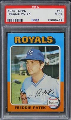 1975 Topps Freddie Patek #48 PSA 9 MINT - Image 1 of 2
