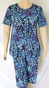 Travel Knit Capri Set, A-Line S/S,New, Jostar Stretchy no-iron poly/span 141 - Picture 1 of 1