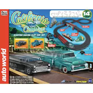 AutoWorld California Cruising The Pacific Coast Highway HO Slot car Set NO CARS - Picture 1 of 1
