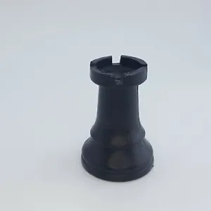 Chess Staunton Tournament Rook Black Chessmen Felt Replacement Game Piece  - Picture 1 of 6