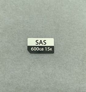 Dell SAS STATA HDD SSD caddy tray label stickers 600GB 900GB 1TB 2TB 3TB 4TB