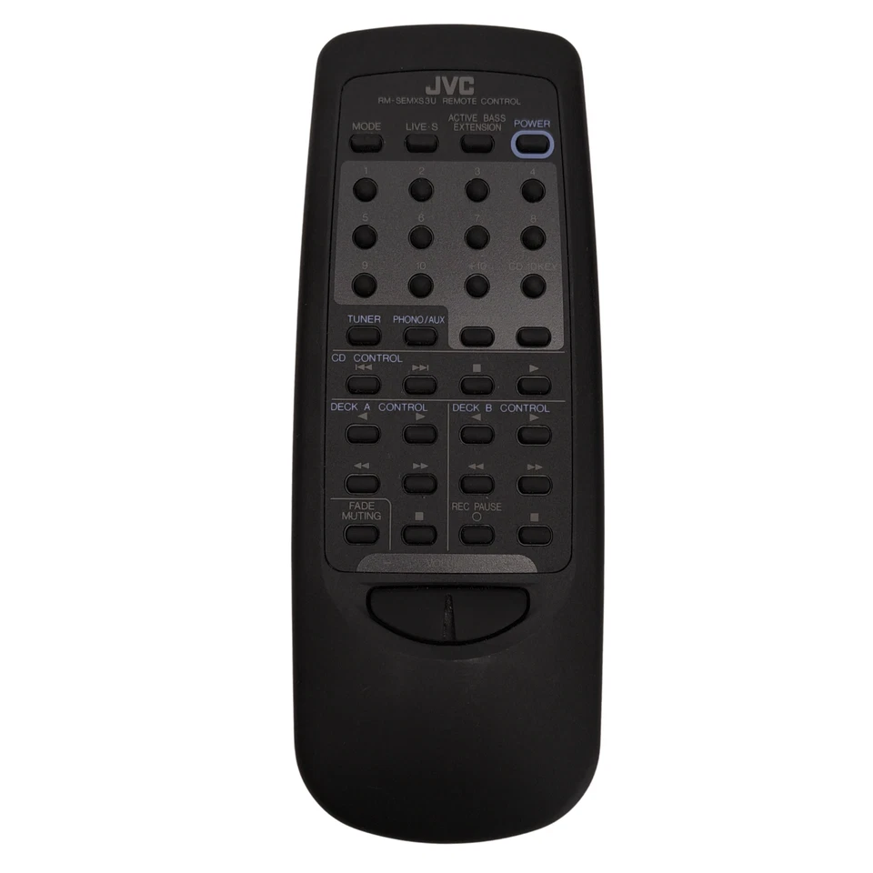 JVC RM-SEMXS3U Genuine Replacement Audio Remote Control - Tested & Working - Image 1 of 4