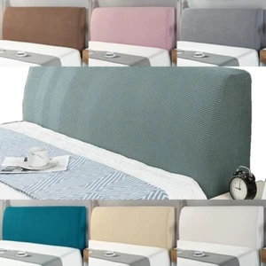 Bed Headboard Cover Bed Head Slipcover Protector Stretch Elastic 120/150/180CM - Picture 1 of 15