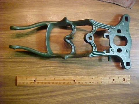 Iron Age Vintage Planter Seeder Repaired Rear Frame Section like Planet Jr Cover