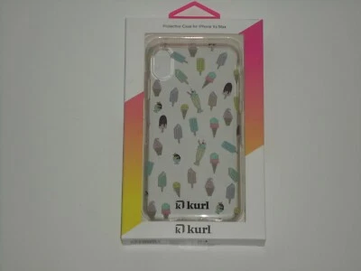 Brand New Kurl Iphone XS Protective Case Ice Cream Clear Phone Case  - Image 1 of 2