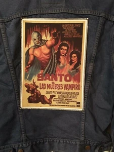 RÜCKSEITE AUFNÄHER WRESTLING LUCHA LIBRE 8""x12"" Zoll - Bild 1 von 12