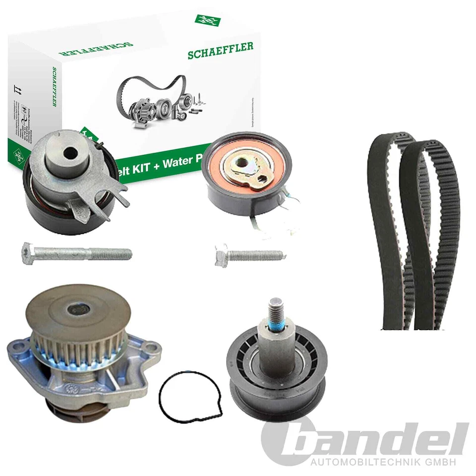 INA ZAHNRIEMENSATZ+WASSERPUMPE für VW GOLF 4 5 POLO 6R 9N CADDY 3 FABIA 1.4 16V - Bild 1 von 3
