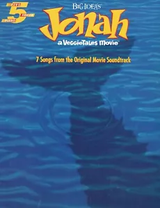 Jonah A Veggietales 5 Finger Piano Words Chords Sheet Music Book - Picture 1 of 3