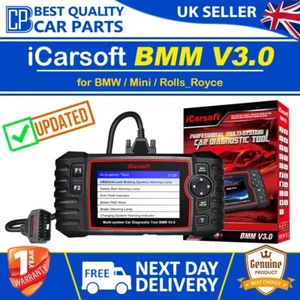BMM V3.0 FOR BMW / MINI PROFESSIONAL DIAGNOSTIC SCAN TOOL ICARSOFT - 2024 UK - Picture 1 of 18