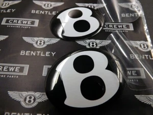 New Black Hood & Trunk B emblem badge for Bentley Continental GT GTc Flying Spur - Picture 1 of 6