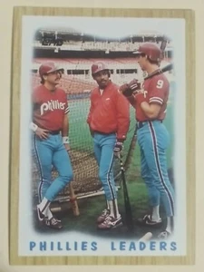1987 TOPPS PHILADELPHIA PHILLIES TEAM LEADERS #48 CARD NEW. - Picture 1 of 2