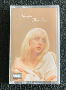 NEW & EXCLUSIVE! Billie Eilish Happier Than Ever Brown Cassette Tape IN HAND - Picture 1 of 3