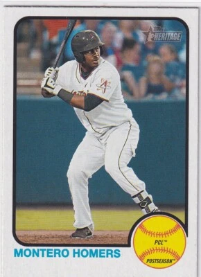 2022 Heritage Minor League - Playoffs Final Stretch Elehuris Montero #107 (RC) - Image 1 of 2