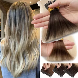 200g Nano Ring Micro Bead Tip Hair Extensions Human Remy Hair Double Drawn THICK - Picture 1 of 41