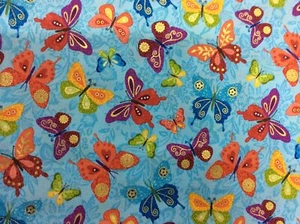 Makower-260-Large Patterned Butterfly-100% Cotton - Picture 1 of 4