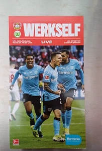 PROGRAMM WERKSELF LIVE BAYER 04 LEVERKUSEN v VFL WOLFSBURG 2023/2024 - Bild 1 von 1