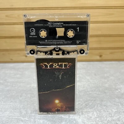 Contagious by Y&T (CASSETTE TAPE, Geffen) - Image 1 of 4