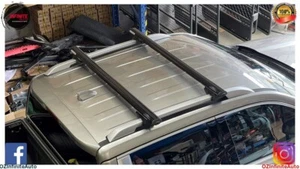 Matte Black Roof Racks Suit SUBARU FORESTER S3 S4 S5 With Roof Rails Models Only - Picture 1 of 3