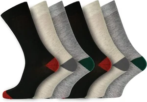Calcetines Hombre Talla 6-11 Verano Fresco Diseñador Calcetines para Hombre 6 Pares - Imagen 1 de 3