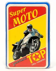 SUPER MOTO / Quadretti TOP Dal Negro / Carte da Collezione (Anni '80s) - Foto 1 di 8