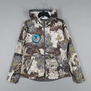 Prois Hoodie Jacket Womens Large 10-12 Veil Camo Hoodie Full Zip Hunting Outdoor - Picture 1 of 13