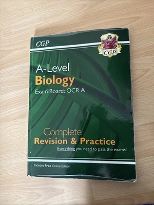 CGP A-Level Biology AQA Complete Revision Guide and Practice - Image 1 of 4