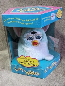 New in Box 1999 Furby Babies 70-940 White Snowball C022E2719B Blue Eyes Sealed - Picture 1 of 5