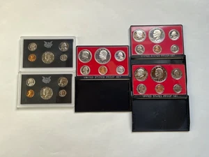 U.S. Mint Proof sets: 1972 (x2), 1973, 1974, 1976 - Picture 1 of 5