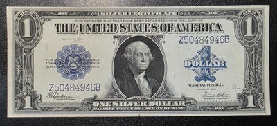 1923 $1 Silver Certificate HORSE BLANKET HIGH GRADE CRISP - UNCIRCULATED #946 - Image 1 of 4