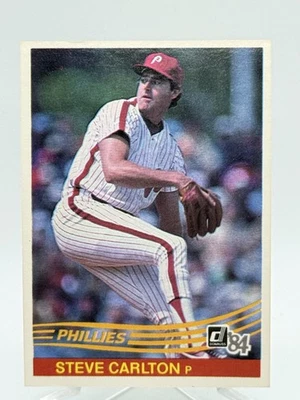 Steve Carlton 1984 Donruss #111 HOF K3 3 - Image 1 of 3