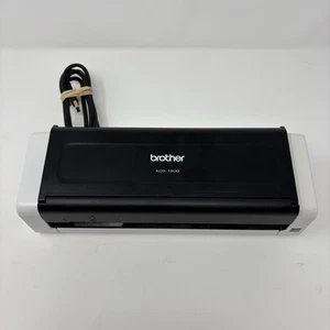 Escáner de escritorio compacto Brother ADS-1200 con USB. SIN ADAPTADOR DE CORRIENTE Probado Funcionamiento - Imagen 1 de 4