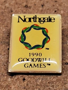 VINTAGE 1990 NORTHGATE GOODWILL GAMES SOUVENIR ANSTECKNADEL - Bild 1 von 3