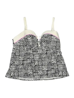 Collections By Catalina Women Ivory Swimsuit Top 2X Plus - Image 1 of 2