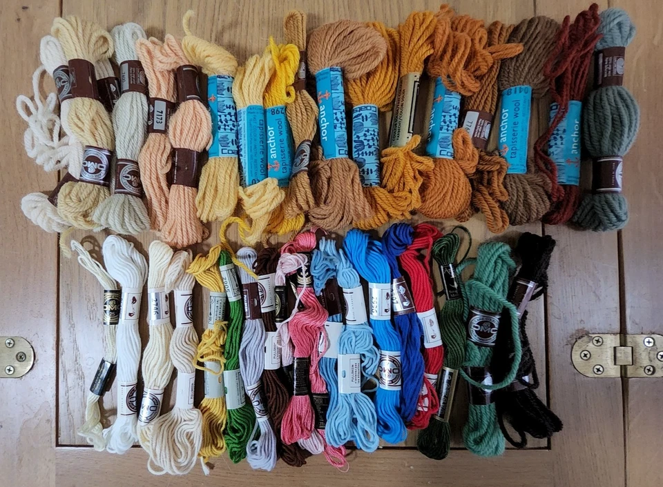 Bundle of  Leftover Tapestry Threads, Anchor & DMC - Image 1 of 1
