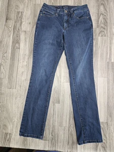 Charter Club Jeans Womens 4 Lexington Straight Mid Rise Classic Stretch Denim - Picture 1 of 13