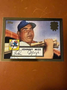 2001 Topps Archives #129 Johnny Mize YANKEES 1952 World Series Gold reprint - Picture 1 of 2