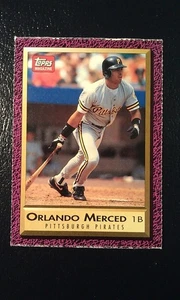 Orlando Merced Pittsburgh Pirates Topps Magazine 1991 #TM64 Oddball - Picture 1 of 1