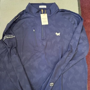 Scotty Cameron Peter Miller 1/4 Zip Pullover ScottyDog Navy Blue / Large - Picture 1 of 7