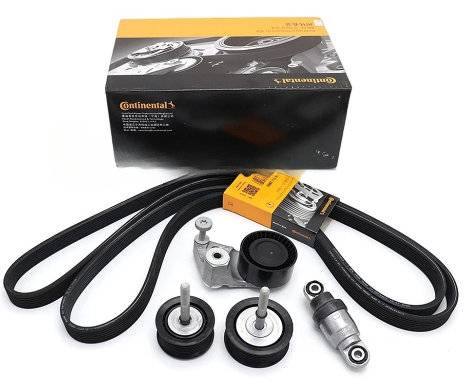 Kit de transmisión tensor de correa de motor OEM para Porsche Cayenne 07-18 4.8 Panamera 4.8 Foto 1 de 4